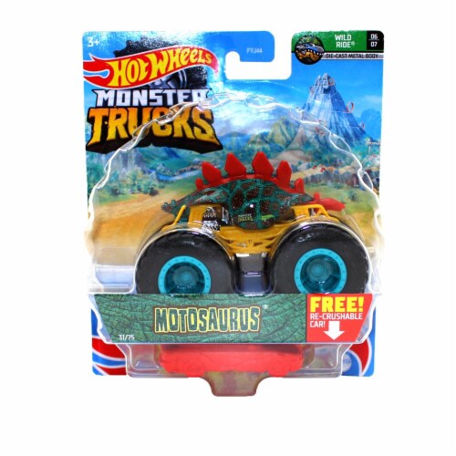 Hot Wheels Monster Trucks Creature 3-Pack of 1:64 Scale Shark Wreak  Piran-ahh & Mega Wrex, 1 - Fred Meyer