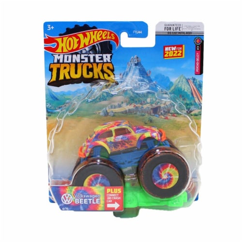 Carrinho Hot Wheels Monster Trucks 1:64 - Volkswagen Beetle