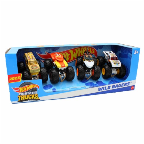 Hot wheels monster jam 4 pack hot sale