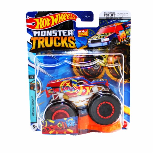 Hot Wheels Monster Trucks 1:64 Scale Wreckreational Includes Connect and Crash  Car, 1 - Kroger