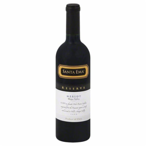 Santa Ema Reserve Merlot Perspective: front