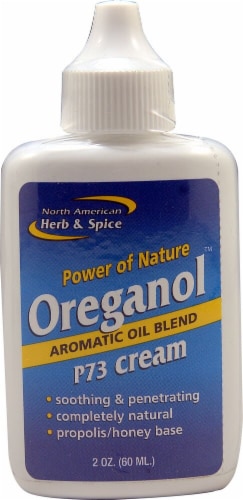North American Herb & Spice  Oreganol™ P73 Cream Aromatic Oil Blend Perspective: front