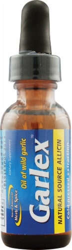 North American Herb & Spice Garlex Oil of Wild Garlic Perspective: front