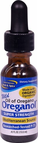 North American Herb & Spice Oreganol Wild Oil of Oregano Perspective: front