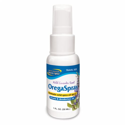 North American Herb & Spice OregaSpray, Aromatic Wild Spice Oil Spray, 2 Fluid Ounces Perspective: front