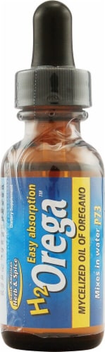 North American Herb & Spice  H2 Orega Mycelized Oil of Oregano Perspective: front
