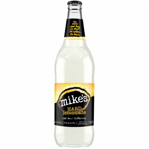Mike's Hard Lemonade Single Bottle Perspective: front