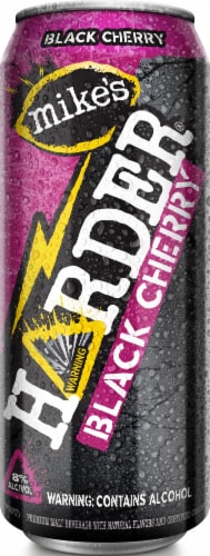 Mike's Harder Black Cherry Hard Lemonade Single Can Perspective: front