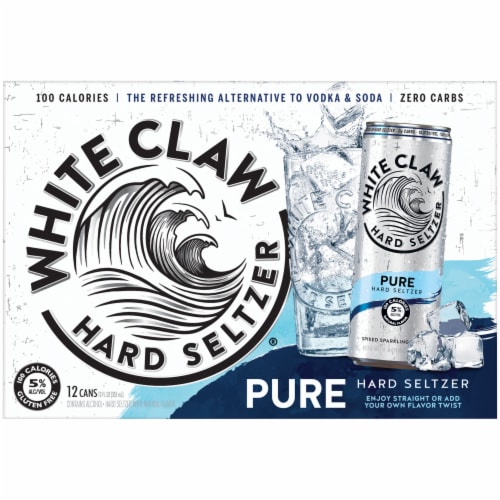 White Claw Pure Hard Seltzer Perspective: front