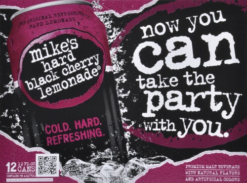 Mike's Black Cherry Hard Lemonade Perspective: front