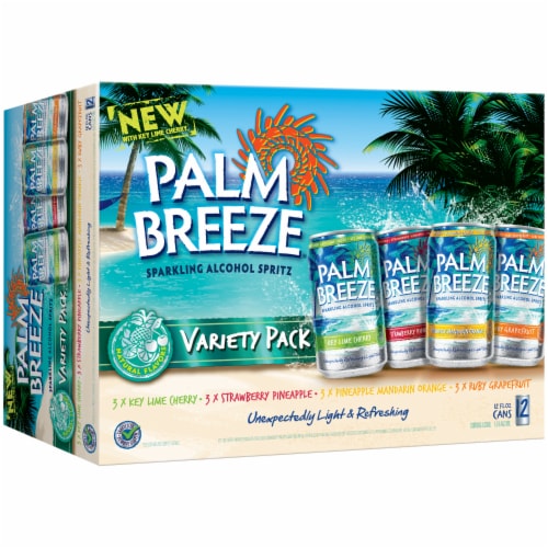 Palm Breeze Sparkling Spritz Variety Pack Perspective: front