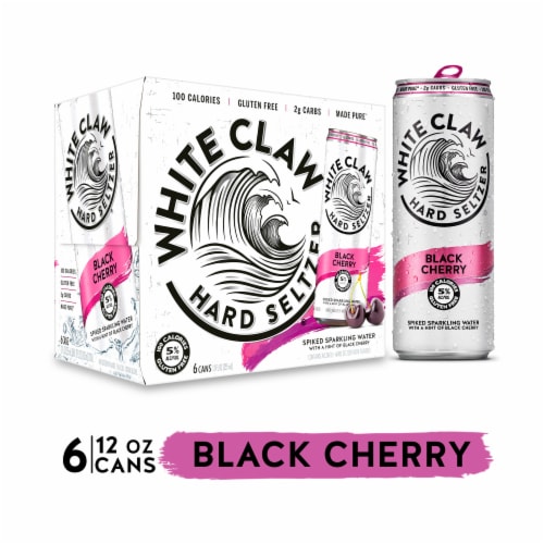 White Claw® Hard Seltzer Black Cherry 6 Pack