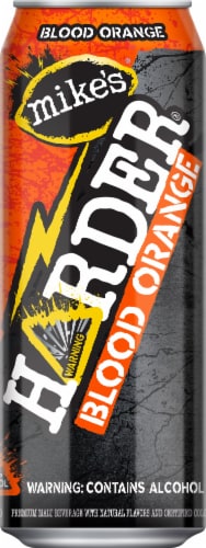 Mike's Harder Blood Orange Hard Lemonade Single Can Perspective: front