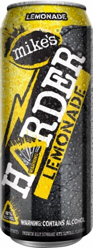 Mike's Harder Premium Hard Lemonade Single Can Perspective: front