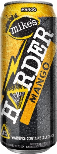 Mike's Harder Mango Hard Lemonade Single Can Perspective: front