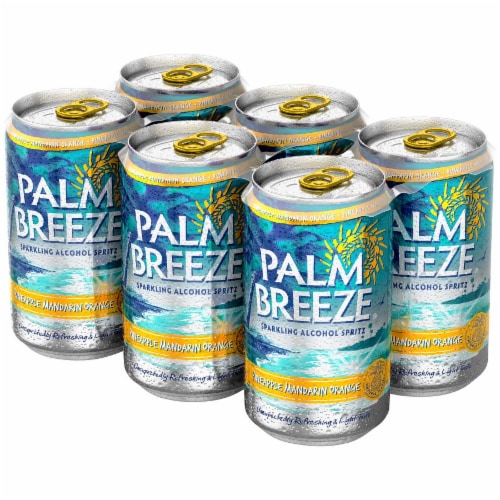 Palm Breeze Pineapple Mandarin Orange Sparkling Spritz Perspective: front