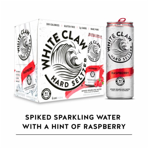 White Claw Hard Seltzer Black Cherry, 6 cans / 12 fl oz - Ralphs