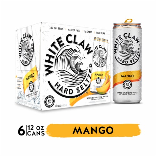 White Claw Spiked Mango Hard Seltzer