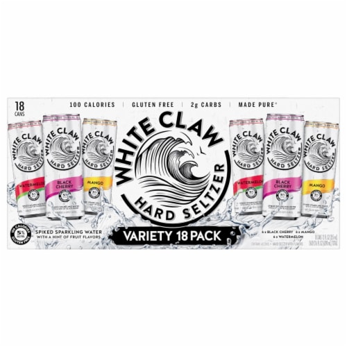 White Claw Spiked Seltzer Variety Pack Perspective: front