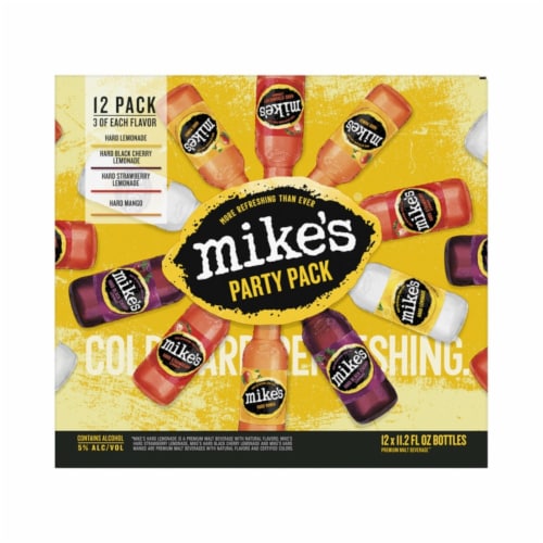 Mike's Premium Flavored Hard Beverage Party Pack Perspective: front