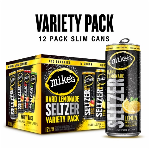 Mike's Hard Freeze, Variety Pack, 12 Pack, 12 fl oz Cans, 5% ABV 