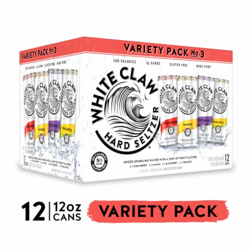 White Claw® Hard Seltzer Variety Pack No. 3 Perspective: front