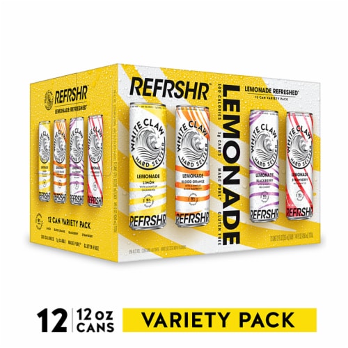 White Claw® Hard Seltzer REFRSHR Lemonade Variety Pack Perspective: front