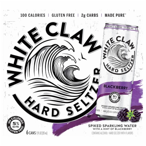 White Claw Hard Seltzer Blackberry Perspective: front