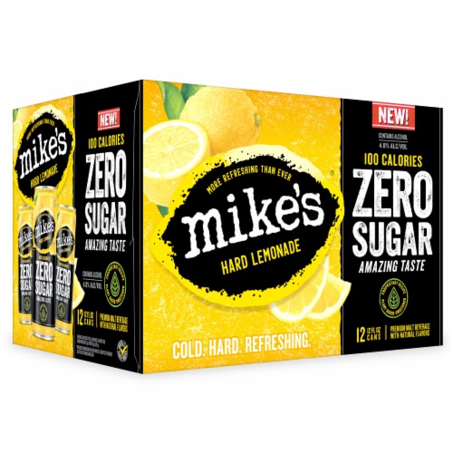 Mike's Hard Zero Sugar Lemonade and Teas Perspective: front