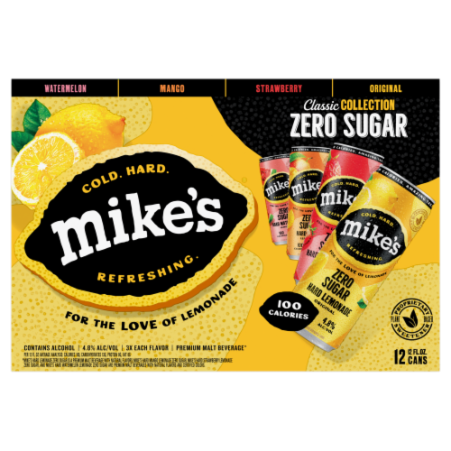 Mike's Hard Zero Sugar Variety Pack Perspective: front