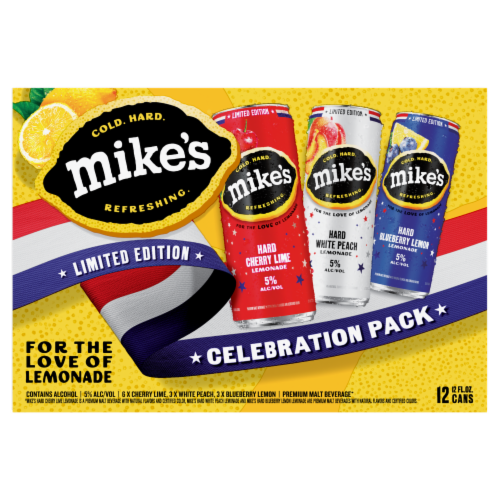 Mike's Hard Lemonade Seasonal Celebration Variety Pack Perspective: front