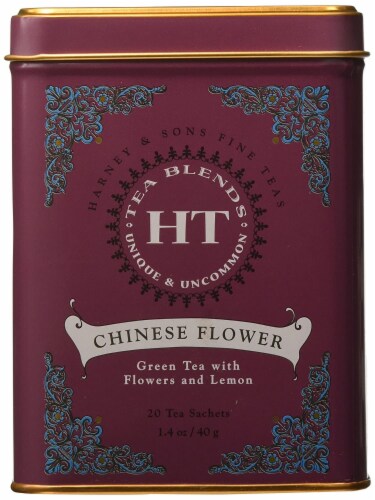 Harney and Sons Harney and Sons Chinese Flower - Green - Case of 4 - 20 Count Perspective: front