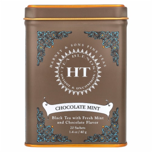 Harney and Sons - Tea - Chocolate Mint - Case of 4 - 20 Count Perspective: front