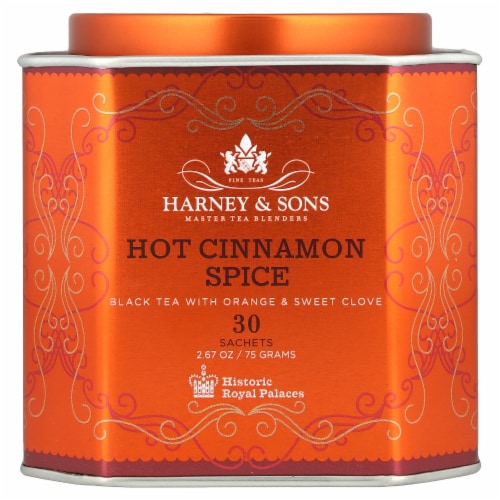 Harney & Sons Hot Cinnamon Spice (30ct) Perspective: front