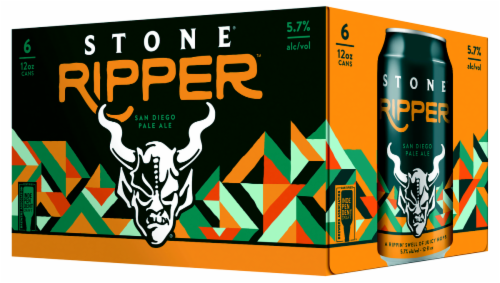 Stone Ripper San Diego Style Pale Ale Perspective: front