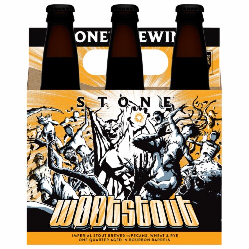 Stone Brewing Co. WootStout Imperial Stout Perspective: front