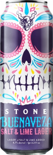 Stone Brewing Co. Buenaveza Salt and Lime Lager Perspective: front