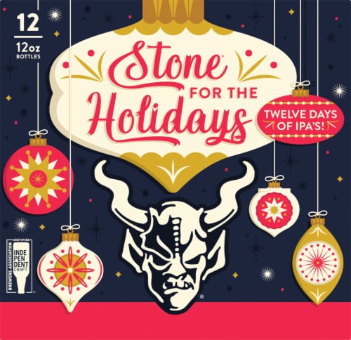 Stone Brewing Co. Stone for the Holidays Twelve Days of IPAs Perspective: front