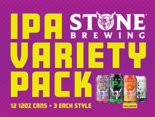 Stone® IPA Variety Pack Perspective: front