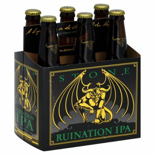 Stone Ruination IPA Perspective: front