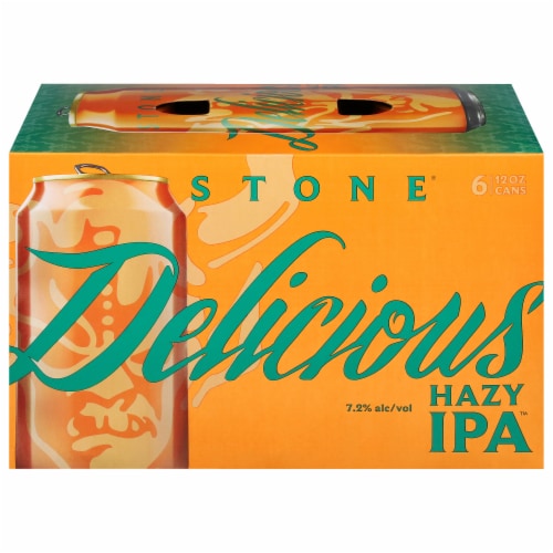 Stone® Delicious Hazy IPA™ Craft Beer Perspective: front