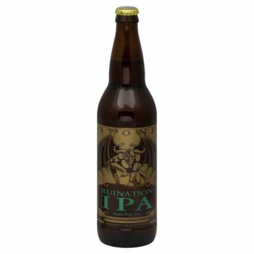Stone Ruination IPA Perspective: front