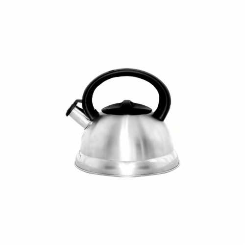 Better Chef Whistling Tea Kettle, 3 Ltr - Silver Perspective: front
