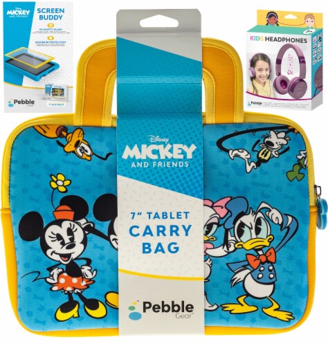 Pebble Gear™ Mickey and Friends Tablet Accessory Bundle Perspective: front
