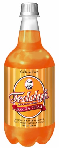 Teddy's Orange & Cream Soda Perspective: front