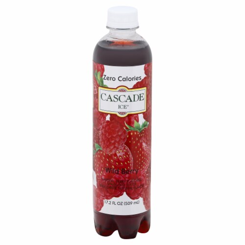 Cascade Ice Wild Berry Sparkling Water Perspective: front