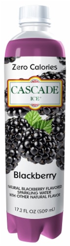 Cascade Ice® Blackberry Flavored Sparkling Bottled Water Perspective: front