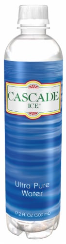 Cascade Ice Ultra Pure Water Perspective: front