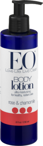 EO Rose & Chamomile Body Lotion Perspective: front