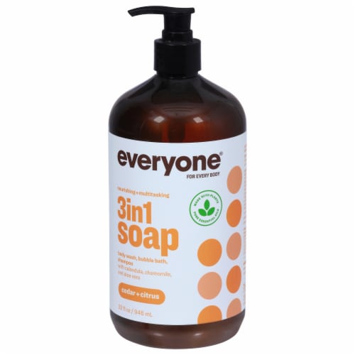 Everyone® Men's 3in1 Cedar Citrus Soap Perspective: front